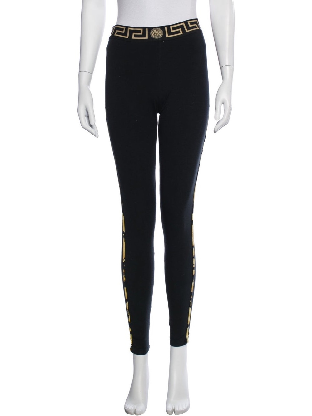 ‼️WOW‼️🖤🤎Versace Black Medusa Logo Leggings! NWOT‼️🖤🤎 - Picture 5 of 15
